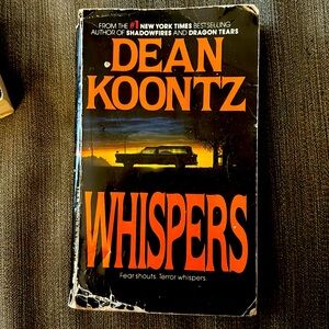Whispers by Dean Koontz paperback fair condition